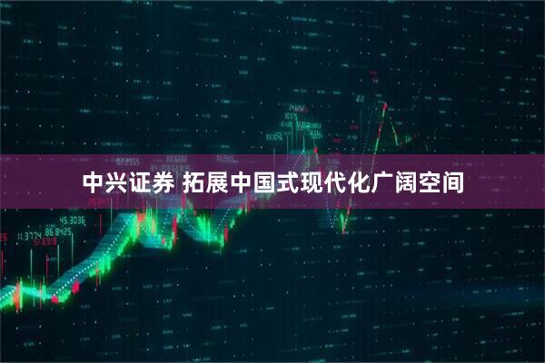 中兴证券 拓展中国式现代化广阔空间